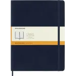 Блокнот Moleskine CLASSIC SOFT QP621B20 XLarge 190х250мм 192стр. линейка мягкая обложка синий сапфир