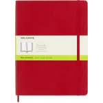 Блокнот Moleskine CLASSIC SOFT QP623F2 XLarge 190х250мм 192стр. нелинованный мягкая обложка красный