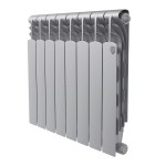 Радиатор биметаллический Royal Thermo Revolution B 500 Серебристый – 8 секц.