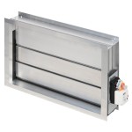 Клапан воздушный SHUFT DRr 100х150 с подставкой под электропривод