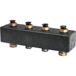 Распределительная гребенка, коллектор на 2(3) отоп. контура