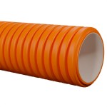 Труба гофрированная РГК РР OD630/546 SN16 с раструбом (6м) Труба гофрированная РГК РР OD630/546 SN16 с раструбом (6м)