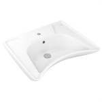 Умывальник Rosa хирургический Атлантик 58 1 отверстие под смеситель по центру Умывальник Rosa хирургический Атлантик 58 1 отверстие под смеситель по центру