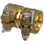 Соединитель зажимной Usystems для полимерных труб PN10 25x3,5-25x3,5