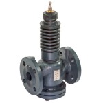 Клапан регулирующий РИДАН VFS-2R PN16 DN100 Kvs160 Tmax220, 2-х ход., седельный, фланец,чугун