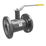 Кран шаровой стальной фланцевый LD Ду250/200 Ру16 неполнопроходной