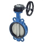 Затвор Benarmo поворот чуг EPDM Ду350 Ру10/16 ред д/нерж EURO