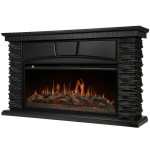 Портал Firelight Porto 40 камень черный шпон венге Портал Firelight Porto 40 камень черный шпон венге