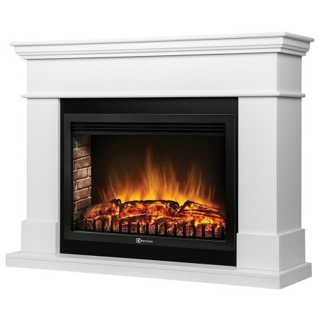 Каминокомплект: Очаг Electrolux EFP/P-3020LS N, портал California 30, белый Каминокомплект: Очаг Electrolux EFP/P-3020LS N, портал California 30, белый