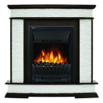 Каминокомплект:Очаг Electrolux EFP/P-1020LS, портал Scala Classic сланец скалистый бел., тёмн. Дуб