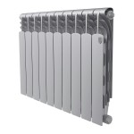 Радиатор биметаллический Royal Thermo Revolution B 500 Серебристый – 10 секц.