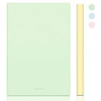 Блокнот Deli 22283LT-GREEN 210х143мм искусст. кожа 96л светло-зеленый