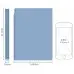 Блокнот Deli 22290BLUE 210х143мм искусст. кожа 112л синий
