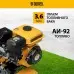 Мотоблок DENZEL DPT-170SB, 7 л.с., ремен.сцеп, фрез 3х4, ШОМ, без колес, передачи 2В/1Н 56451