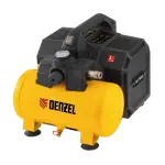 Компрессор DENZEL DLS750/6 безмасляный малошумный 750 Вт, 140 л/мин,ресивер 6 л 58019