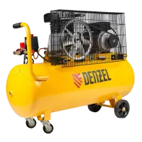 Компрессор воздушный DENZEL BCI2300/100, 2.3 кВт, ременный привод, 100 литров, 400 л/мин 58114