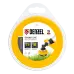 Леска для триммера DENZEL Flex Сord 96115, 2 мм x 15 м, квадратная, блистер 96115 96115
