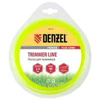 Леска для триммера DENZEL Flex Сord 96123, 2.4 мм x 40 м, квадратная, блистер