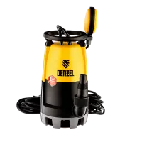 Дренажный насос DENZEL DP900S для чистой и грязной воды, 900 Вт, напор 9 м, 18000 л/ч 97269