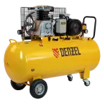 Компрессор воздушный DENZEL BCI3000-T/200, 3.0 кВт, ременный привод, 200 литров, 530 л/мин 58119