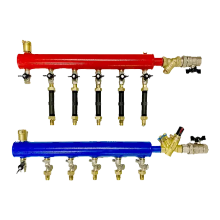 Модуль этажный коллекторный стальной Royal Thermo DN50-9(40)F32-правостороннее RT RKL 9R.40.
