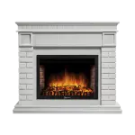 Портал Firelight Bricks 30 камень белый, белая эмаль
