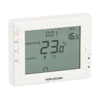 Термостат комнатный Teplocom TS-Prog-2AA/8A, проводной, прогр, реле 250В, 8А 912
