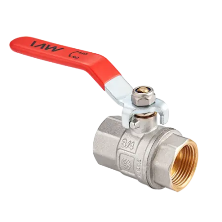 Кран шаровой латунный Ду 32 PN40 вн-вн, рычаг BV.511.07