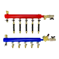 Модуль этажный коллекторный стальной Royal Thermo DN50-6(25)F20-правостороннее RT RKL 6R.25.