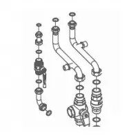 Комплект для подсоединения одного котла LUNA DUO-TEC MP 1.50/60/70 к коллектору 7105799--
