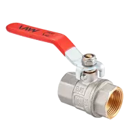 Кран шаровой латунный Ду 25 PN40 вн-вн, рычаг BV.511.06