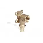 Угольник REHAU настенный ВР 20-1/2" квадратный фланец RX+, бронза