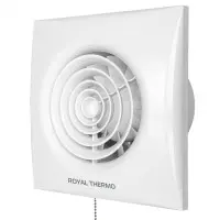 Вентилятор вытяжной Royal Thermo Sunrise RAFR 100 PT с тяговым выключателем и таймером