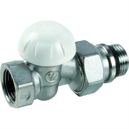 Клапан отсечной Giacomini R15X034 для радиатора Kvs-4.71 м3/ч ВР 3/4", прямой