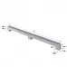 Конвектор напольный Royal Thermo STEP-80/130/2700-1-N-SS-LG-NA