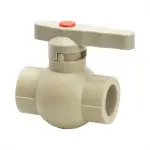 Кран Lammin шаровый PPR 25 PREMIUM 36/9 серый