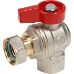 Кран шаровой Giacomini 1/2"x1/2" угловой В/НГ для котлов и счетчиков, R781PX013