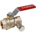 Кран шаровой Giacomini DADO ВР-ВР и сливом 1/2", R910SX003
