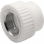 Муфта THERMOLIGHT комбинированная PP-R ВР 32х1" белый (10/120)