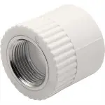 Муфта THERMOLIGHT комбинированная PP-R ВР 32х3/4" белый (10/140)