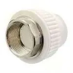 Муфта РОСТерм PPR комбинированная, под ключ ВР 50-1 1/2", белый