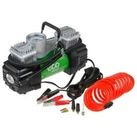 Компрессор автомобильный ECO AE-028-1 (70л/мин, 10bar, 280Вт, 12В)
(12В, 280Вт, 10bar, 70л/мин, 2 цилиндра, фонарь, сумка)