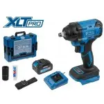 Аккум. ударный гайковерт BULL SC 1804 в чем. XLTpro БЕСЩЕТ., 18 В, 400 Н*м, 1/2", 1х4 А*ч, з/у 4 А
(вес 2.0 кг)