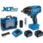 Аккум. ударный гайковерт BULL SC 1807 Xcase, XLTpro, БЕСЩЕТ., 18 В, 750 Н*м, 1/2", 2х6 А*ч, з/у 6 А
(вес 2,24 кг)