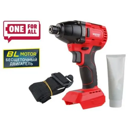 Аккум. ударный гайковерт/винтоверт WORTEX CWR 0118 в кор. ALL1 XLT SOLO БЕСЩЕТ., 18 В, 160 Н*м
(внутр. шестигр. 1/4 ", вес 1.4 кг)
