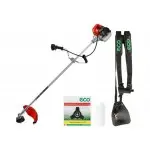 Мотокоса ECO GTP-215 Power
(2.15 кВт, 2.9 л.с., 43.0 см3, лёгкий запуск, нож 3Т, ремень двухлямочный, вес 7.6 кг)