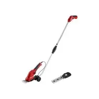 Аккум. ножницы садовые WORTEX SG 4015 в кор. + насадка-кусторез Li-ion, 3.6В, 70 мм (трава), 115 мм
(3.6 В, 1 акк., 1.5 А/ч, Li-Ion, шир. ножа 70 мм (трава), длина ножа 115 мм (кусторез))