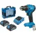 Аккум. дрель-шуруповерт BULL SR 1803 Xcase XLTpro БЕСЩЕТ., 2x2 А*ч, 18 В, 45 Н*м, БЗП 10 мм
(шурупы до 10 мм)