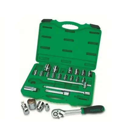 Набор головок 1/2" 8-32мм 24предм. 6гр. TOPTUL (GCAI2407 )