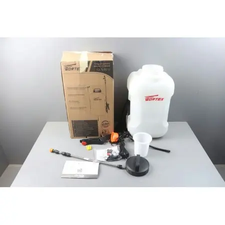 Аккум. опрыскиватель WORTEX KS 1690 Li 12В, 1 акк., 8 Ач, 16 л уцененный (0177190517)
(16 л., 3.8 бар, 12 В, 1 акк., 8.0 А/ч Li-Ion)
